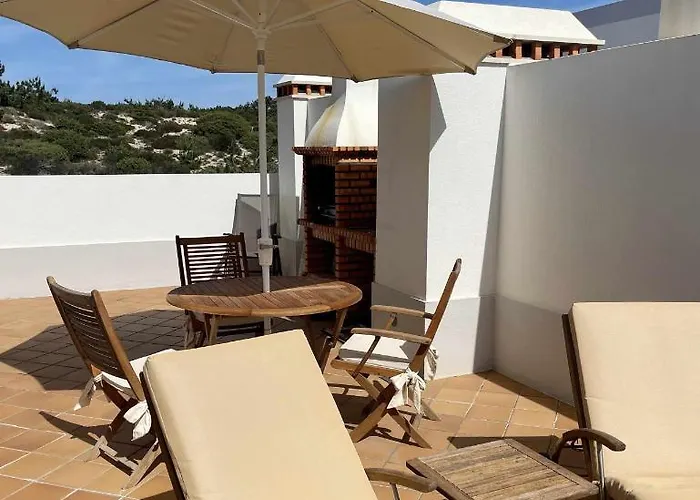 Fantastico T2 Vista Mar E Golfe E Terraco Privado C5 * Vau (Obidos)